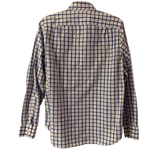 J. Crew Blue and White Checkered Button Down Shirt - Picture 5 of 10